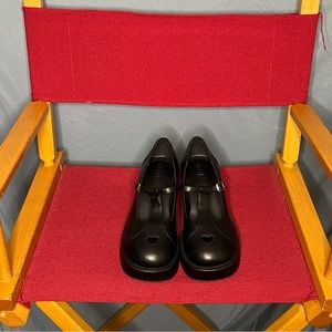 SOLD Delia*s Platform Mary Janes Shoes with Heart cutout detail